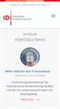 Mobile Screenshot of interdata.de